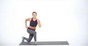 Winter Workout: Curtsy Lunge For Legs