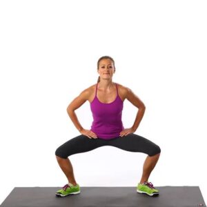 Winter Workout: Wide Leg Open-Toe Squat