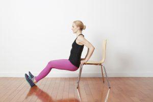 Winter Workout: How to do Bench Triceps Dips